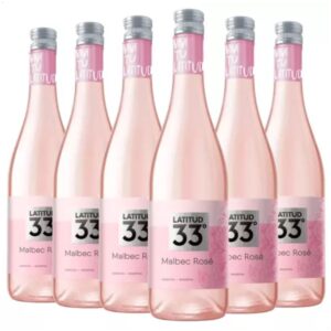 Vino Latitud 33 Malbec Rosé X 6